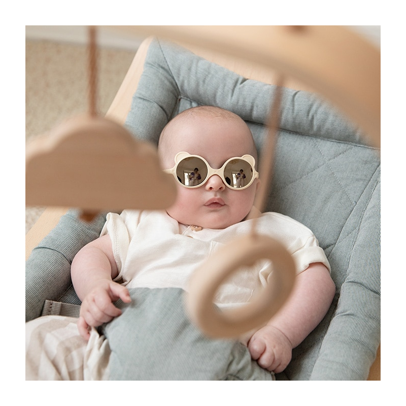 Robijn frequentie duidelijk KI ET LA - Zonnebril voor baby's van 0 tot 1 jaar - OurS'on Baby - Creme -  Sebio