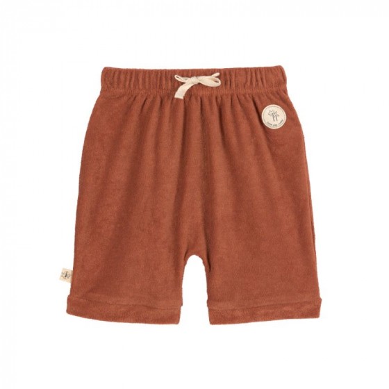 Short in terry badstof - Rust Short in terry badstof - Rust