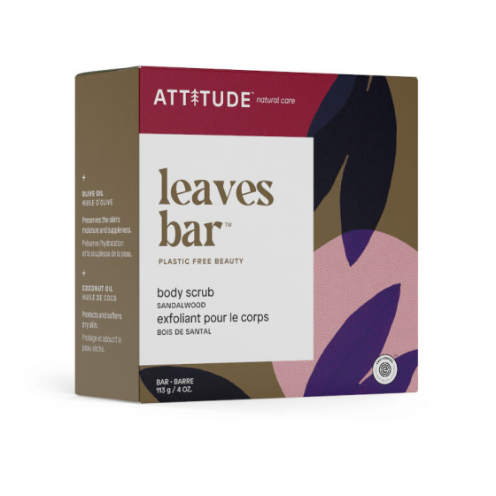 Attitude - Body scrub - Leaves bar - Sandelhout