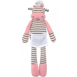 Pluche knuffel Chef Koe biologisch katoen