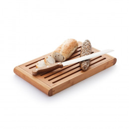 Broodplank met handvat, van bambou 35 x 21 cm