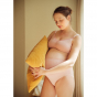 Zwangerschapsslip met hoge taille roze