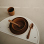 Set van 2 ronde bowls - Caramel